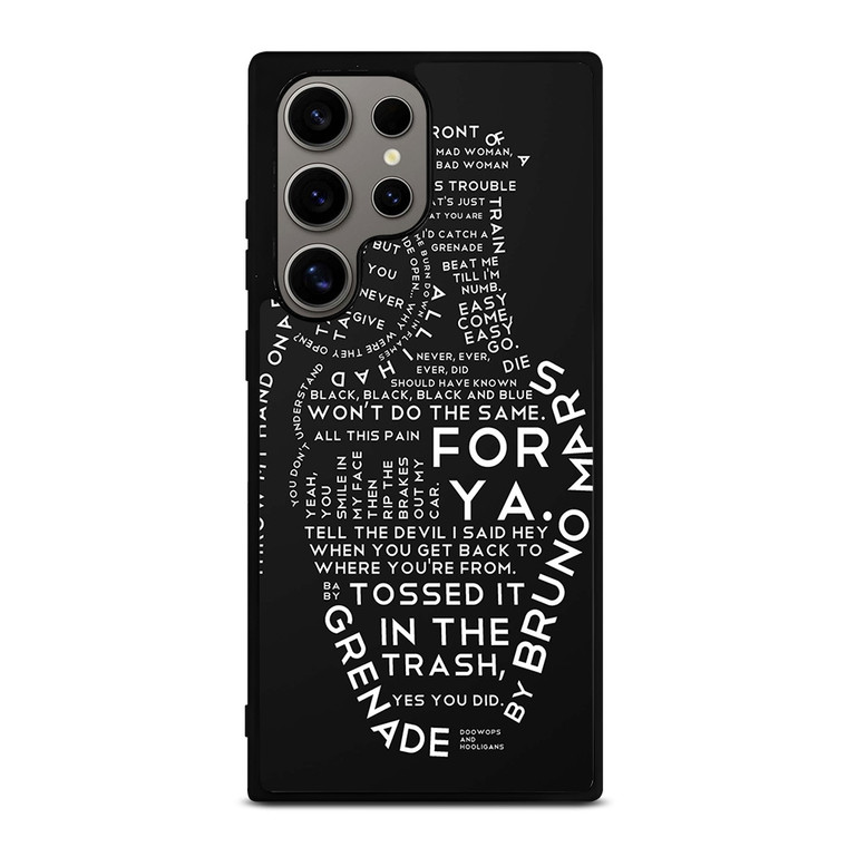 BRUNO MARS LYRICS Samsung Galaxy S24 Ultra Case