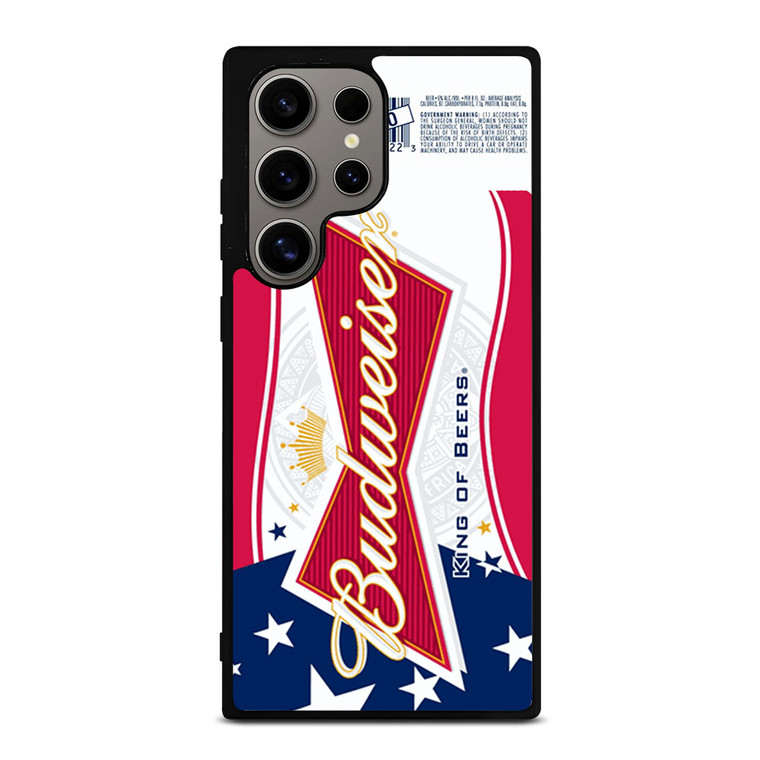 BUDWEISER AMERICAN FLAG LOGO Samsung Galaxy S24 Ultra Case