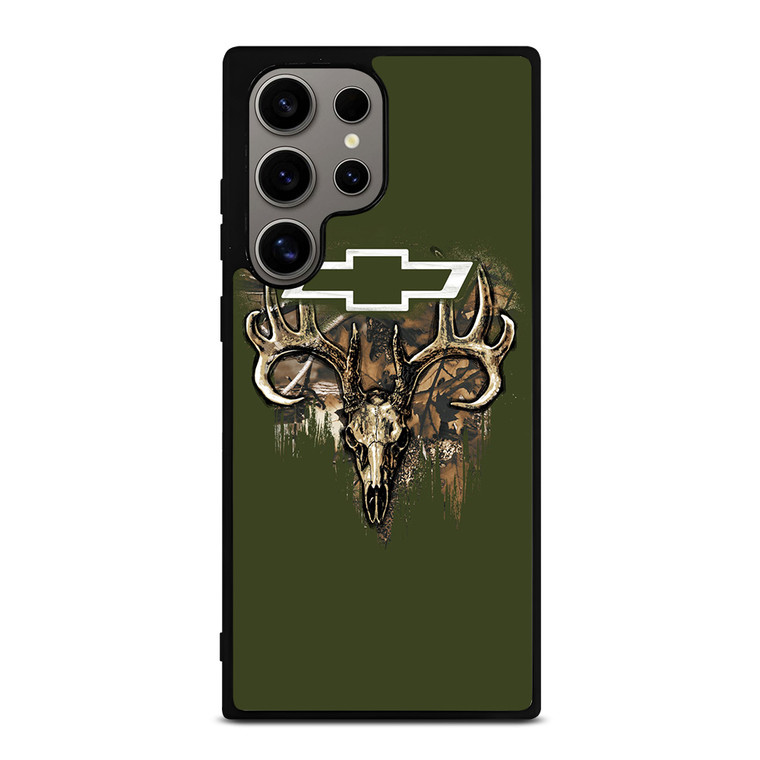 CAMO CHEVY FILL SKULLc Samsung Galaxy S24 Ultra Case