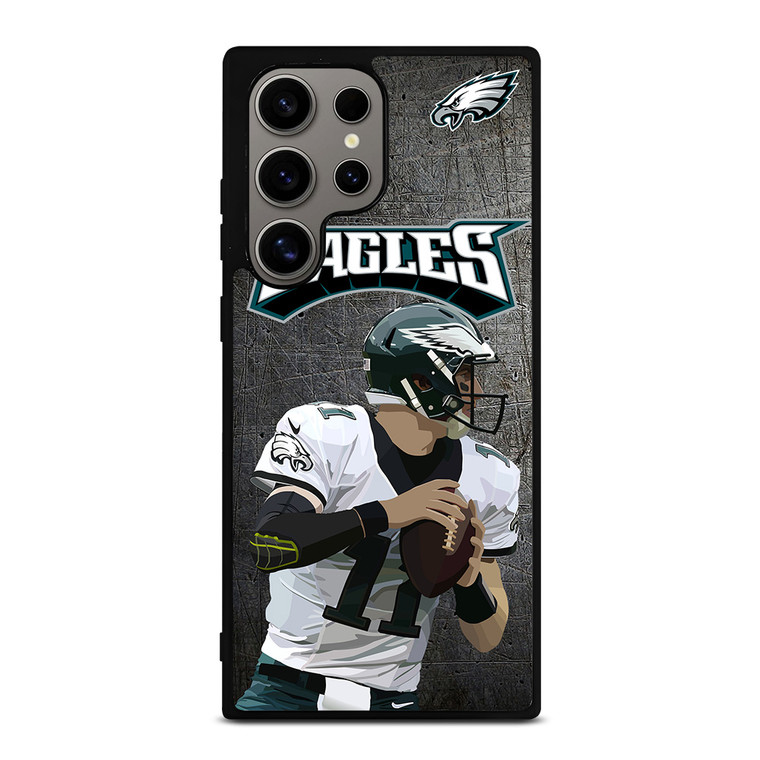 CARSON WENTZ PHILADELPHIA EAGLES 3 Samsung Galaxy S24 Ultra Case