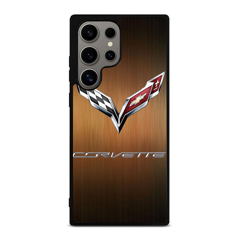 CORVETTE WOODEN LOGO Samsung Galaxy S24 Ultra Case