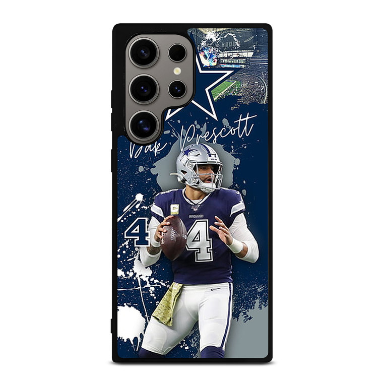 DAK PRESCOTT 4 DALLAS COWBOYS FOOTBALL Samsung Galaxy S24 Ultra Case