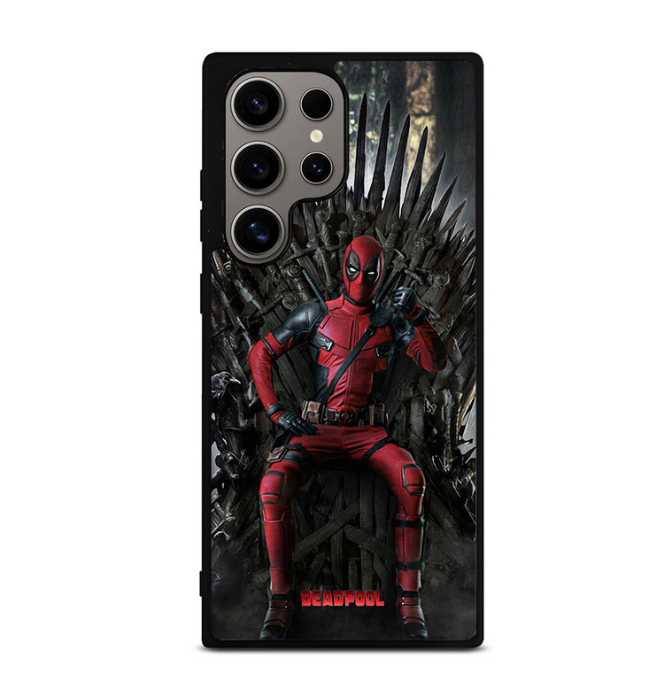 DEADPOOL THRONE MARVEL SUPERHERO Samsung Galaxy S24 Ultra Case