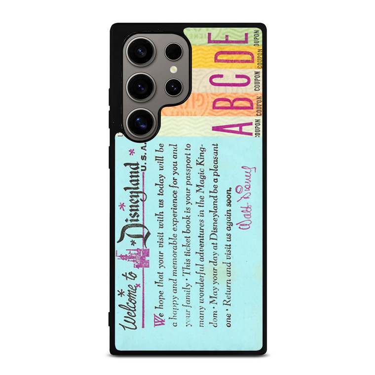 DISNEY WORLD TICKET BOOK Samsung Galaxy S24 Ultra Case
