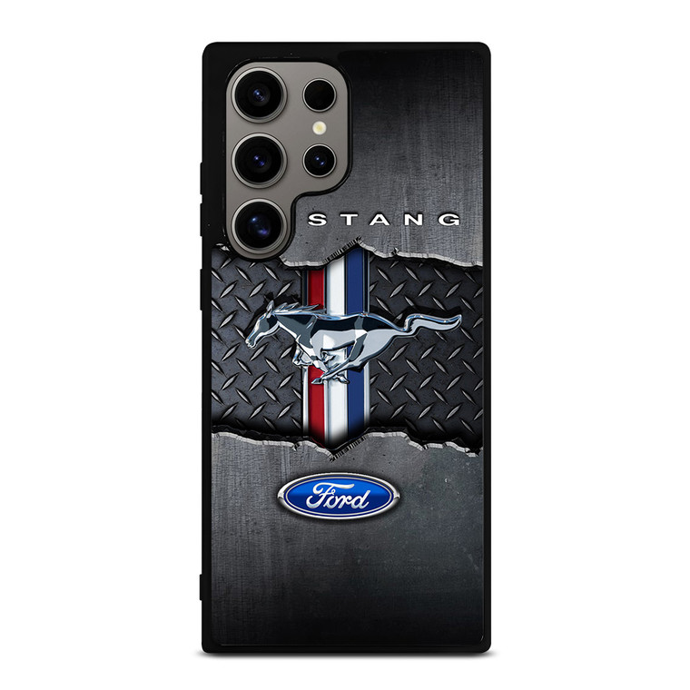 FORD MUSTANG METAL LOGO EMBLEM Samsung Galaxy S24 Ultra Case