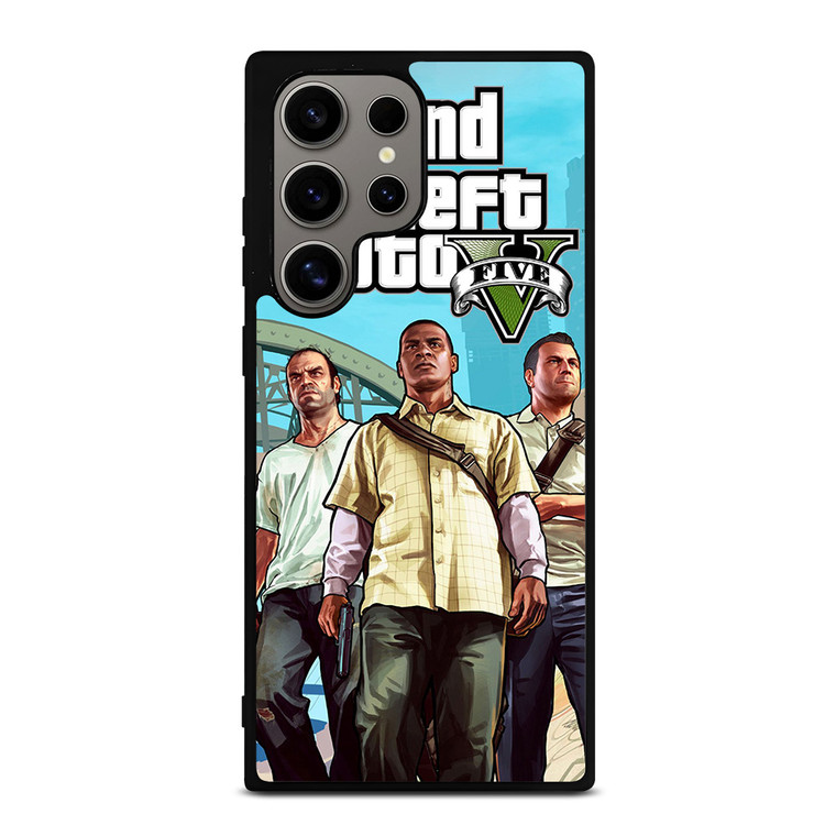 GRAND THEFT AUTO FIVE GTA GAME CHARACTER Samsung Galaxy S24 Ultra Case
