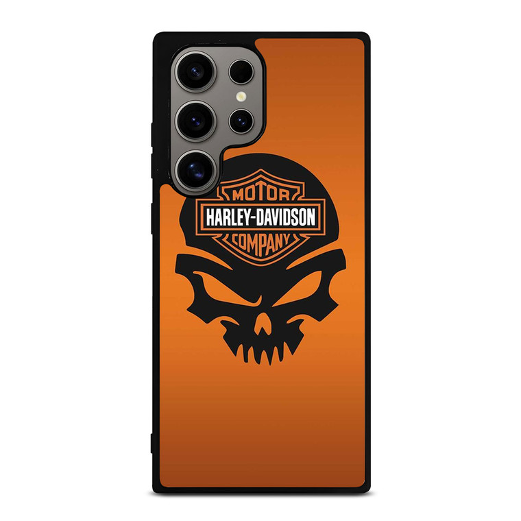 HARLEY DAVIDSON MOTORCYCLE SKULL LOGO Samsung Galaxy S24 Ultra Case
