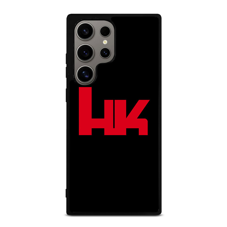 HECKLER AND KOCH Black Samsung Galaxy S24 Ultra Case