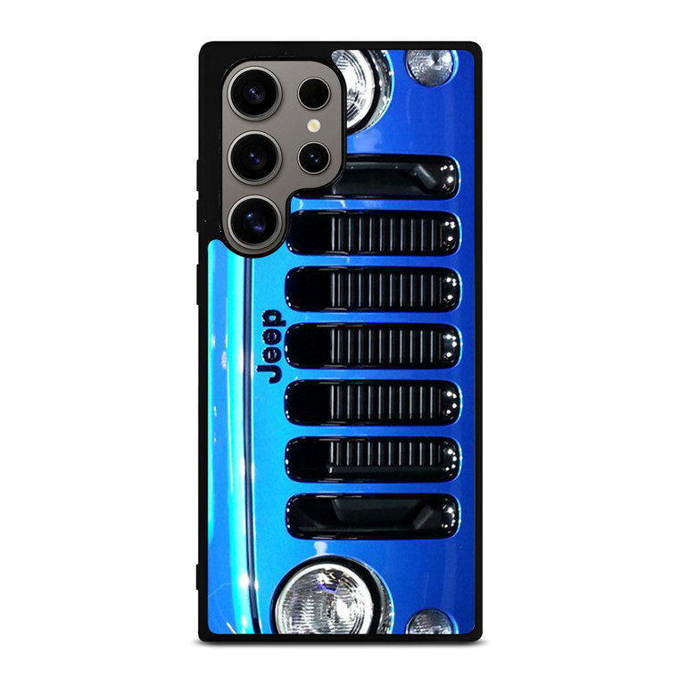 JEEP WRANGLER POLAR FRONT BLUE Samsung Galaxy S24 Ultra Case