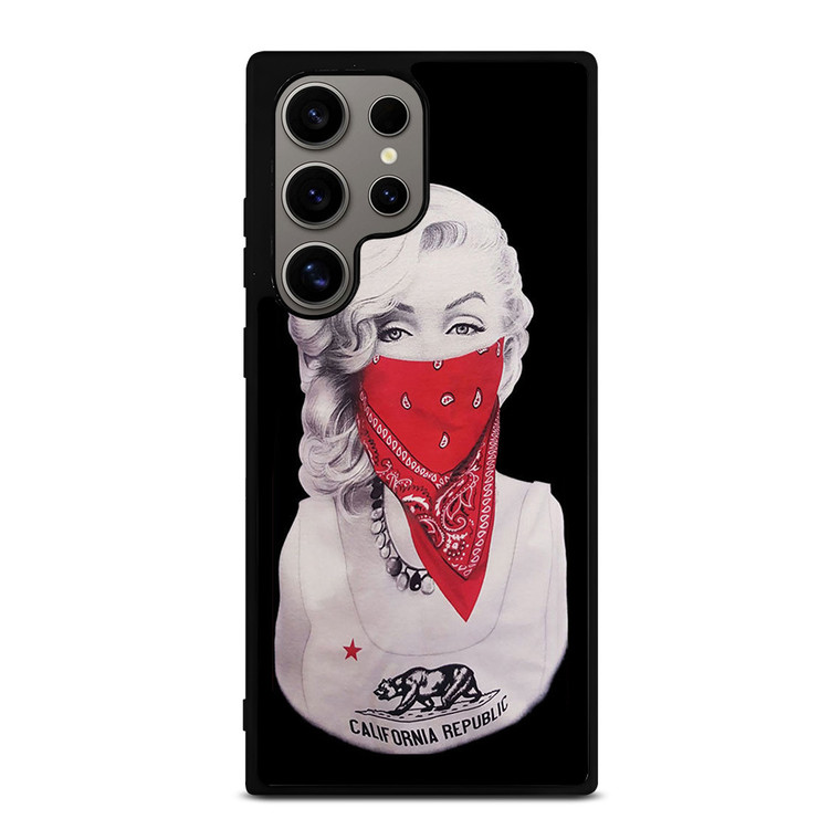 MARILYN MONROE RED BANDANA GANGSTER Samsung Galaxy S24 Ultra Case
