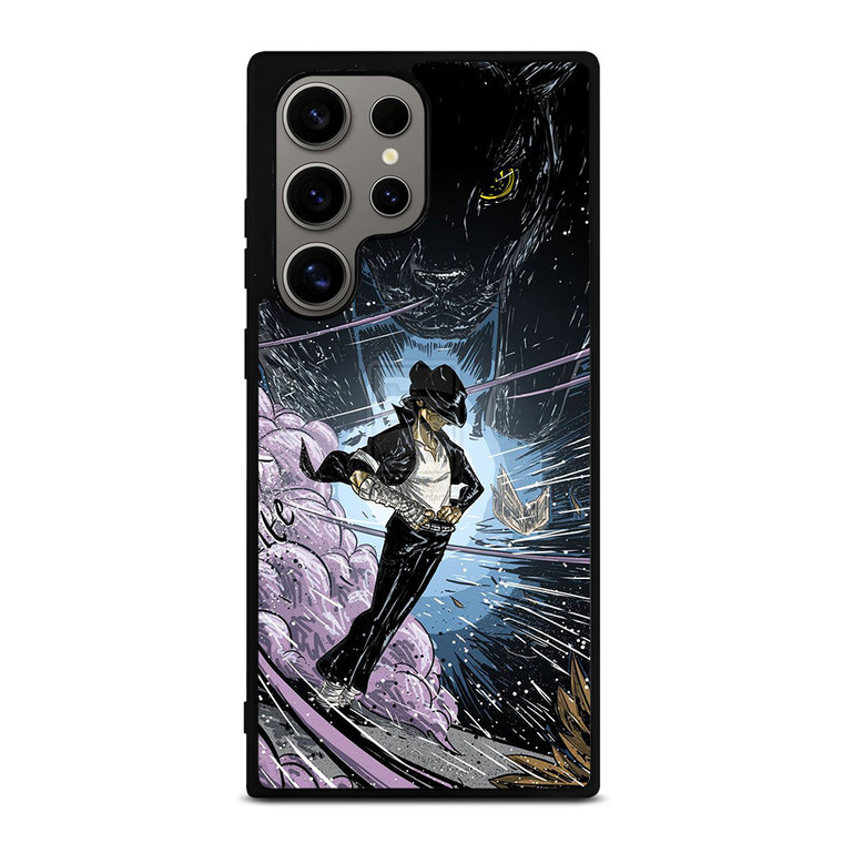 MICHAEL JACKSON CARTOON ART Samsung Galaxy S24 Ultra Case