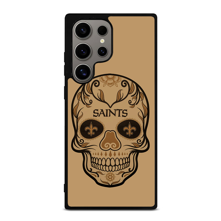 NEW ORLEANS SAINTS SKULL Samsung Galaxy S24 Ultra Case