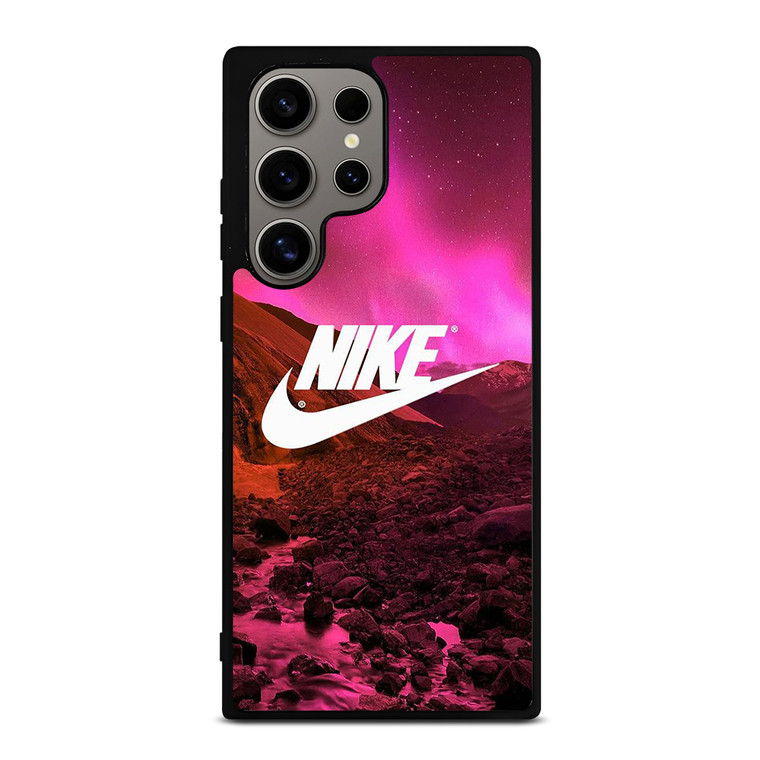 NIKE LOGO AURORA PURPLE Samsung Galaxy S24 Ultra Case