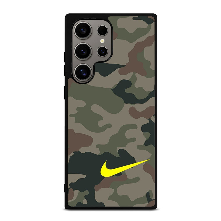 NIKE LOGO CAMO ARMY Samsung Galaxy S24 Ultra Case