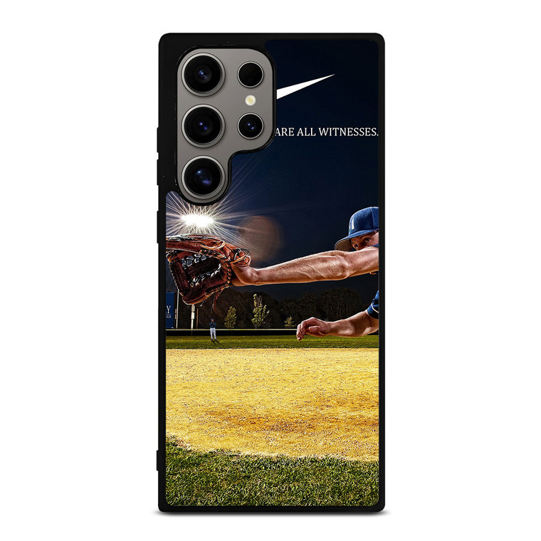 NIKE LOGO WE ARE ALL WITNESSES BASEBALL Samsung Galaxy S24 Ultra Case
