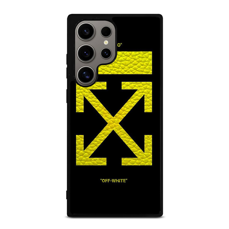 OFFWHITE LOGO YELLOW Samsung Galaxy S24 Ultra Case