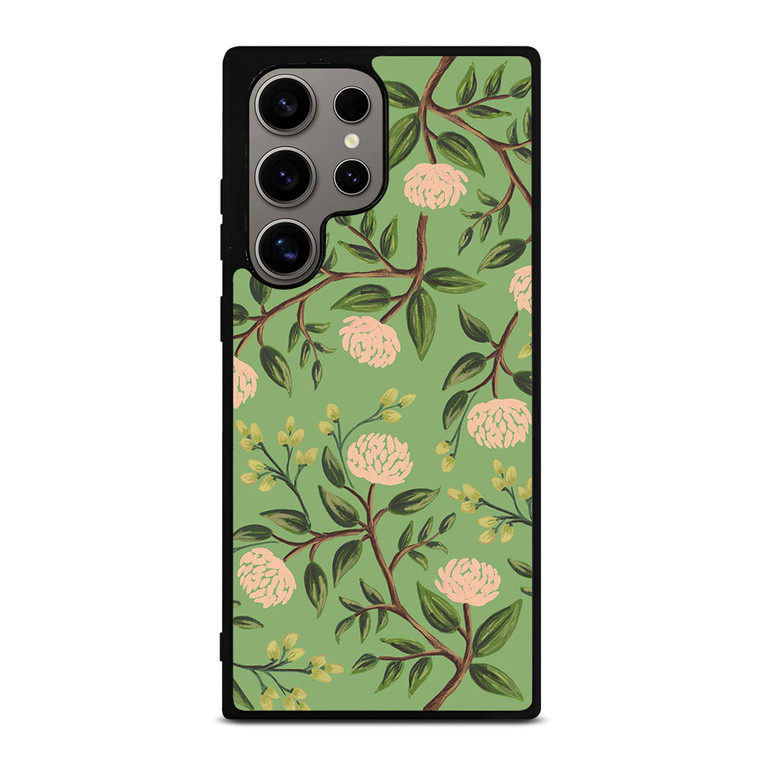 RIFLE PAPER EMERALD PEONIES Samsung Galaxy S24 Ultra Case