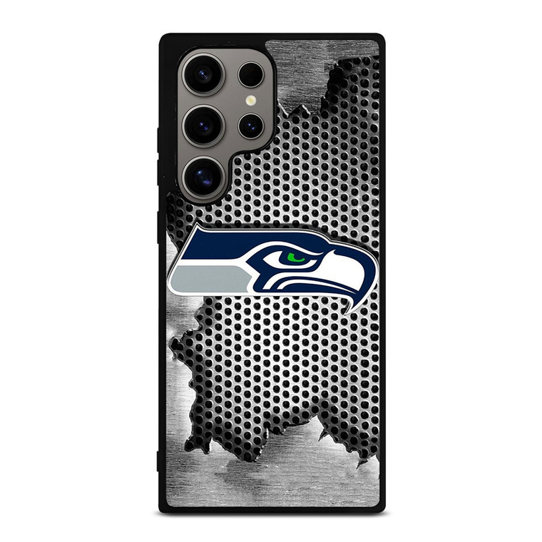 SEATTLE SEAHAWKS METAL LOGO Samsung Galaxy S24 Ultra Case