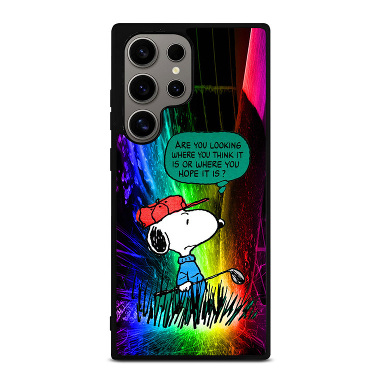 SNOOPY QUESTION Samsung Galaxy S24 Ultra Case