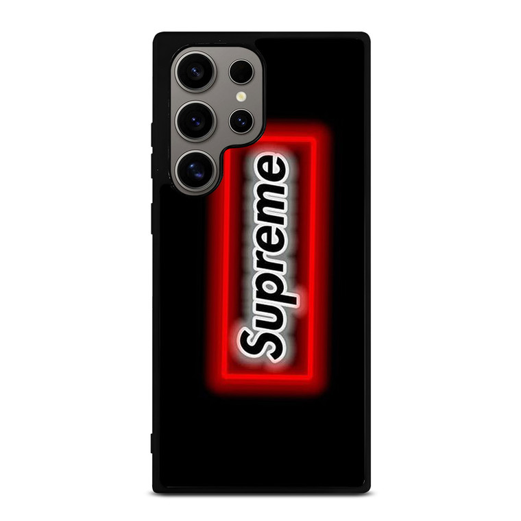 SUPREME LOGO NEON BOX Samsung Galaxy S24 Ultra Case