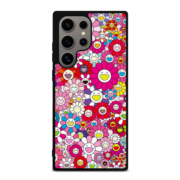 Takashi Murakami Flowers Pink Samsung Galaxy S24 Ultra Case