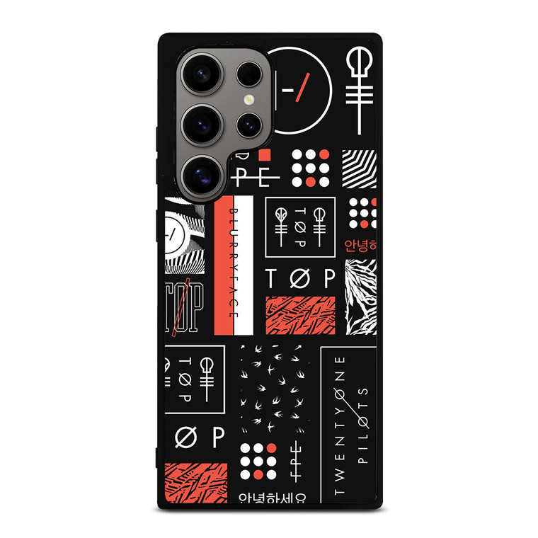TWENTY ONE PILOTS BLURRYFACE ART Samsung Galaxy S24 Ultra Case