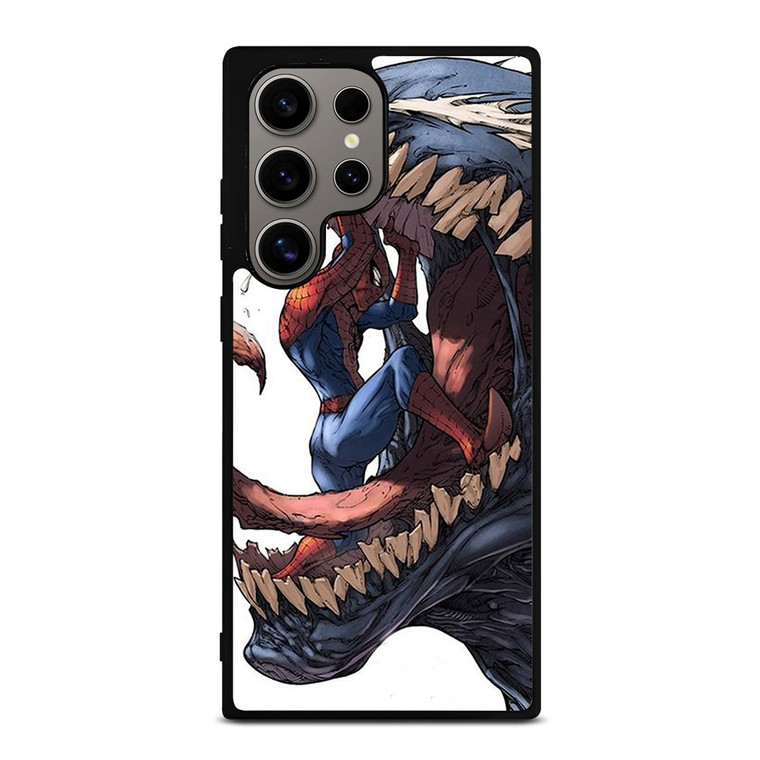 VENOM VS SPIDERMAN MARVEL CARTOON Samsung Galaxy S24 Ultra Case
