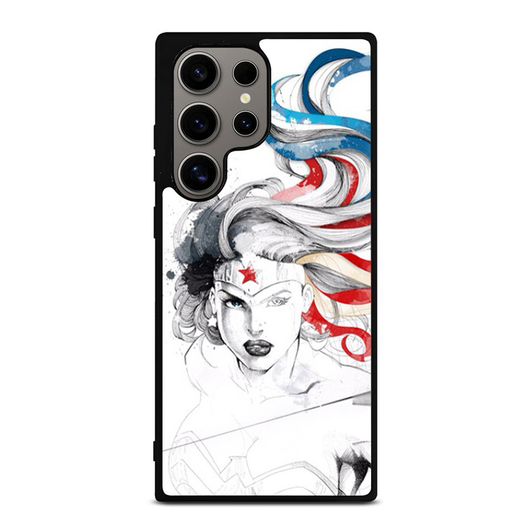 WONDER WOMAN SKETCH Samsung Galaxy S24 Ultra Case