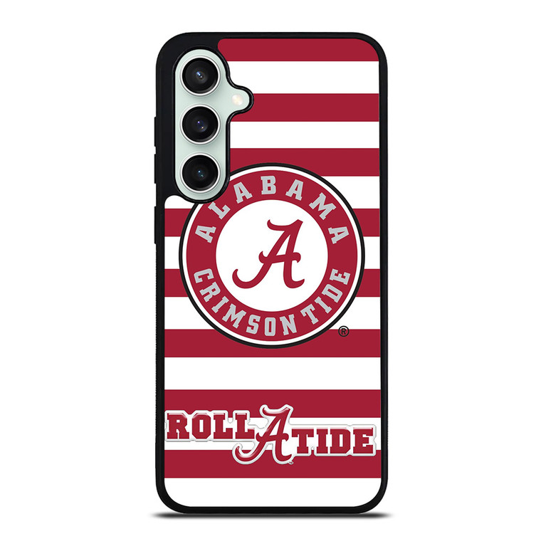 ALABAMA CRIMSON TIDE ROLL A TIDE STRIPE LOGO Samsung Galaxy S23 FE Case