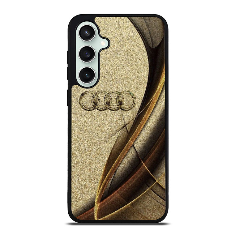 AUDI LOGO ELEGAN GOLD TEXTURE Samsung Galaxy S23 FE Case