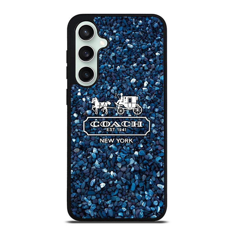 COACH NEW YORK BLUE STONE Samsung Galaxy S23 FE Case