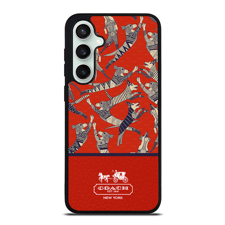 COACH NEW YORK DOG PARTY Samsung Galaxy S23 FE Case