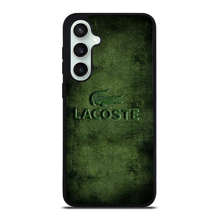 LACOSTE LOGO EMBOSSED LEATHER Samsung Galaxy S23 FE Case