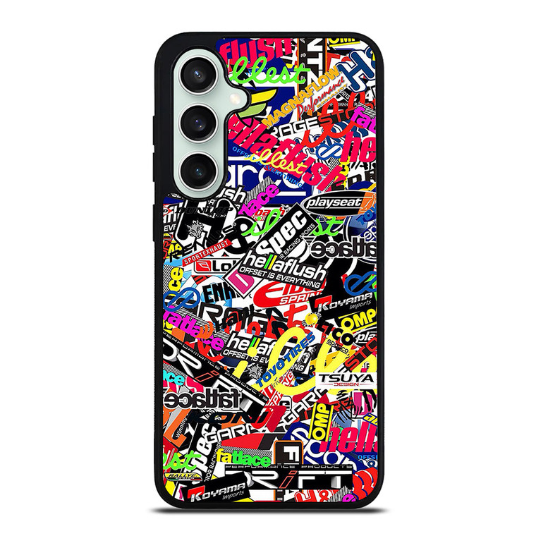 MOTOCROSS MX STICKER BOMB Samsung Galaxy S23 FE Case