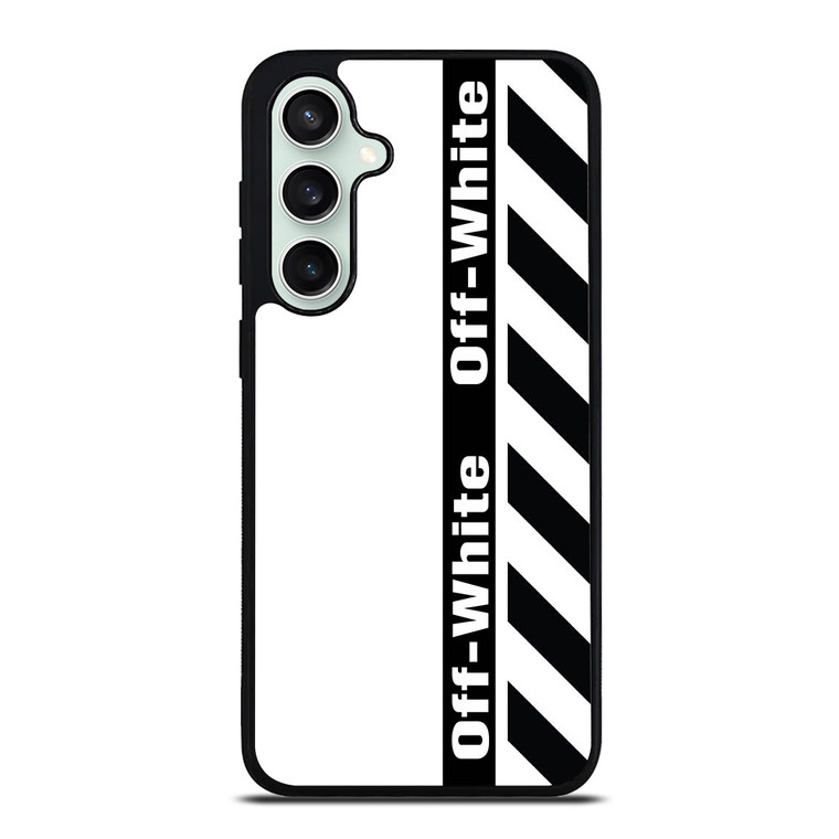 OFF WHITE LOGO VERTICAL Samsung Galaxy S23 FE Case