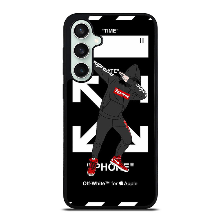 OFF WHITE X DAB SUPREME ILLUSTRATION Samsung Galaxy S23 FE Case