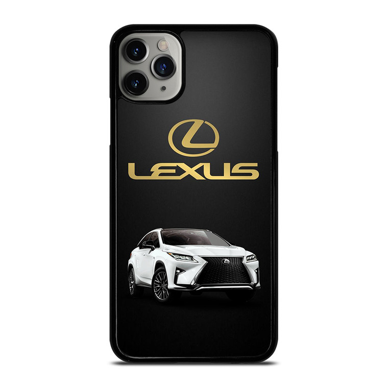 LEXUS WHITE CAR GOLD LOGO iPhone 11 Pro Max Case