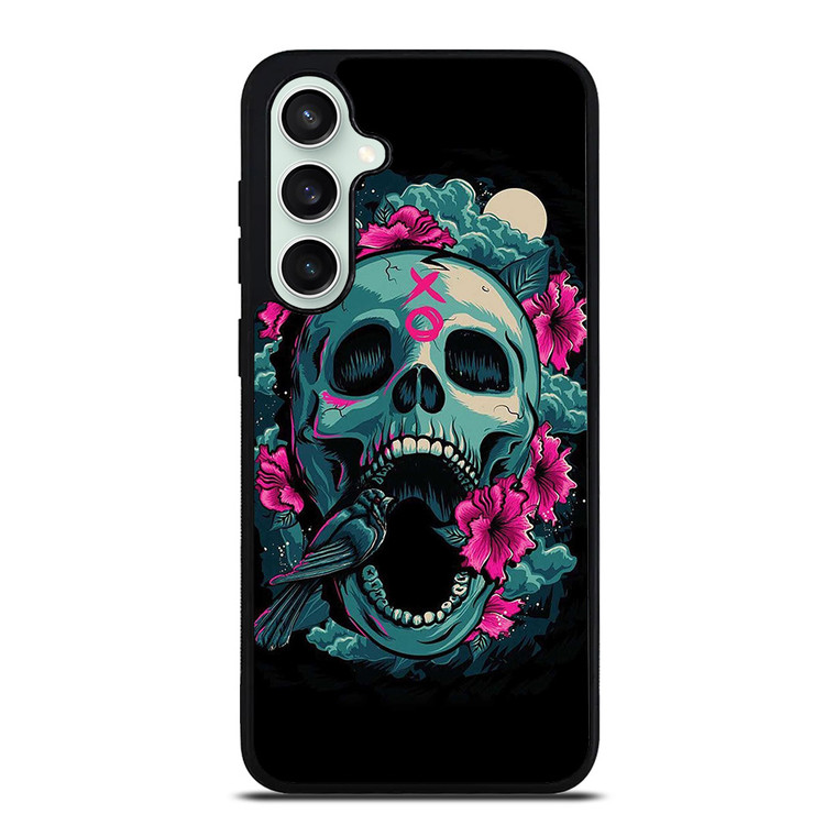 SUGAR SKULL FLOWERS TATTOO Samsung Galaxy S23 FE Case