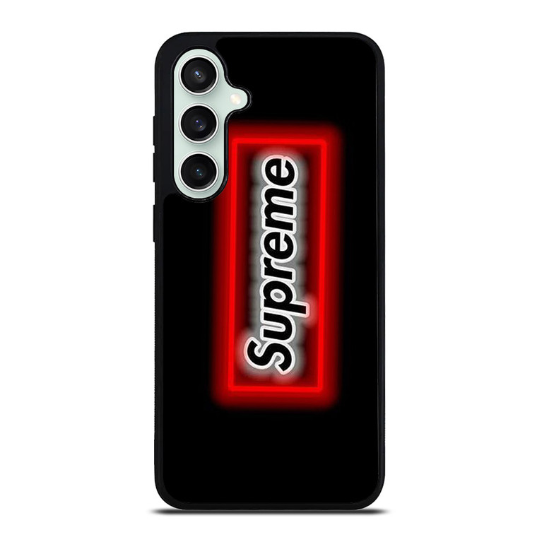 SUPREME LOGO NEON BOX Samsung Galaxy S23 FE Case