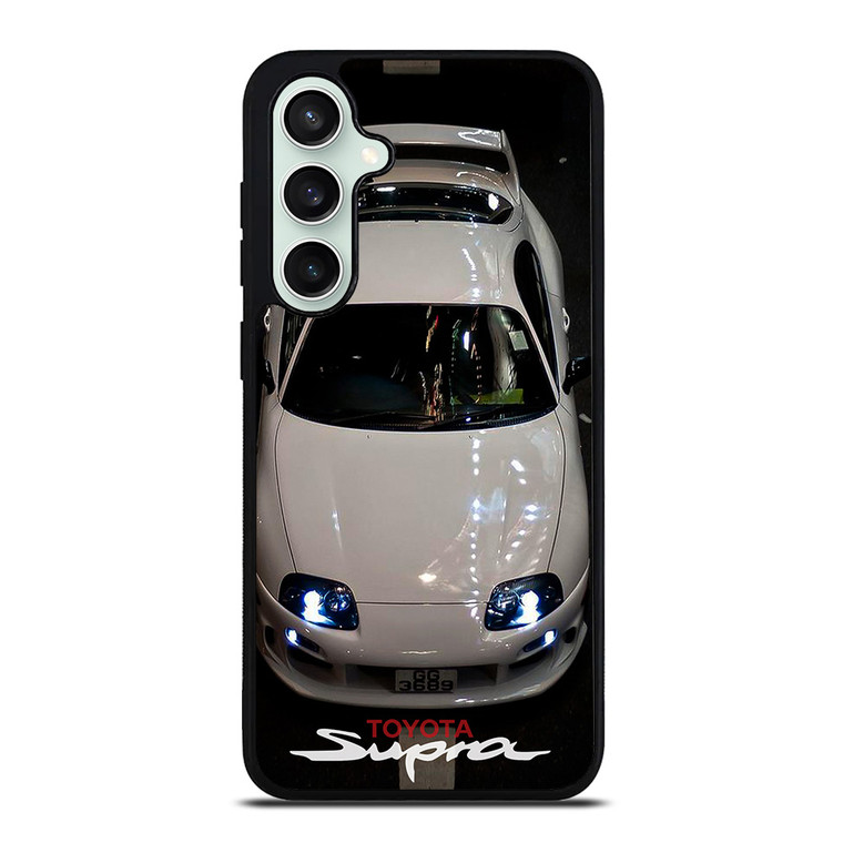 TOYOTA SUPRA WHITE CAR Samsung Galaxy S23 FE Case