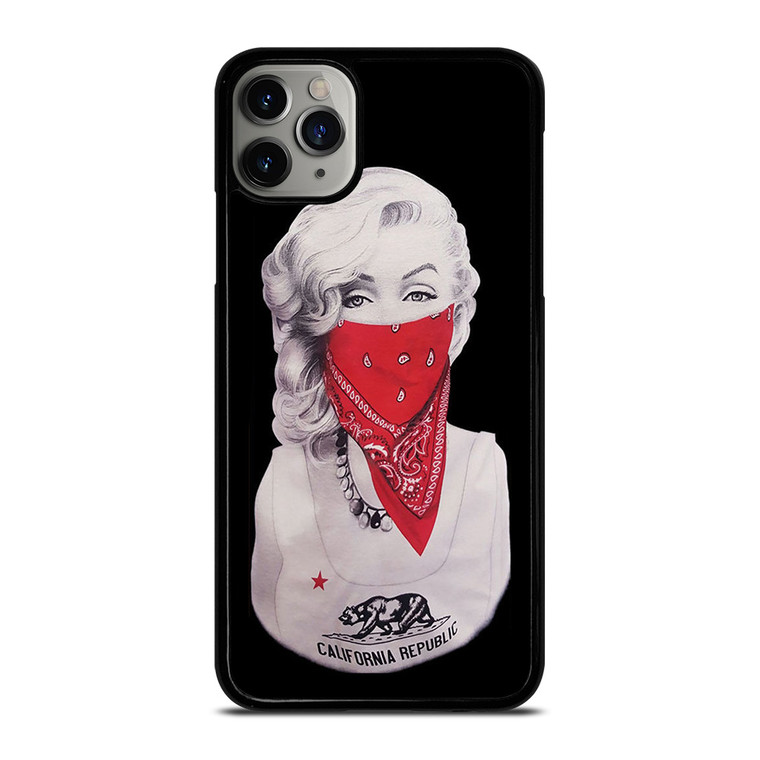 MARILYN MONROE RED BANDANA GANGSTER iPhone 11 Pro Max Case