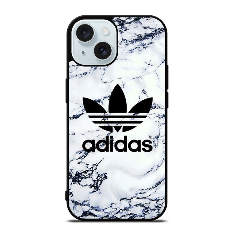 ADIDAS LOGO MARBLE EMBLEM iPhone 15  Case Cover