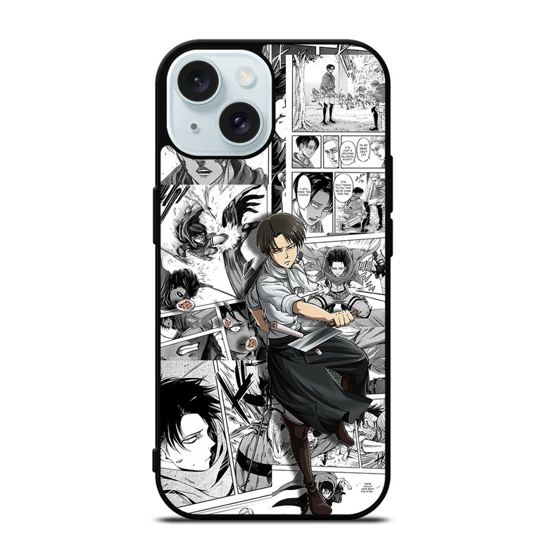 ATTACK ON TITAN MANGA COMIC iPhone 15  Case Cover