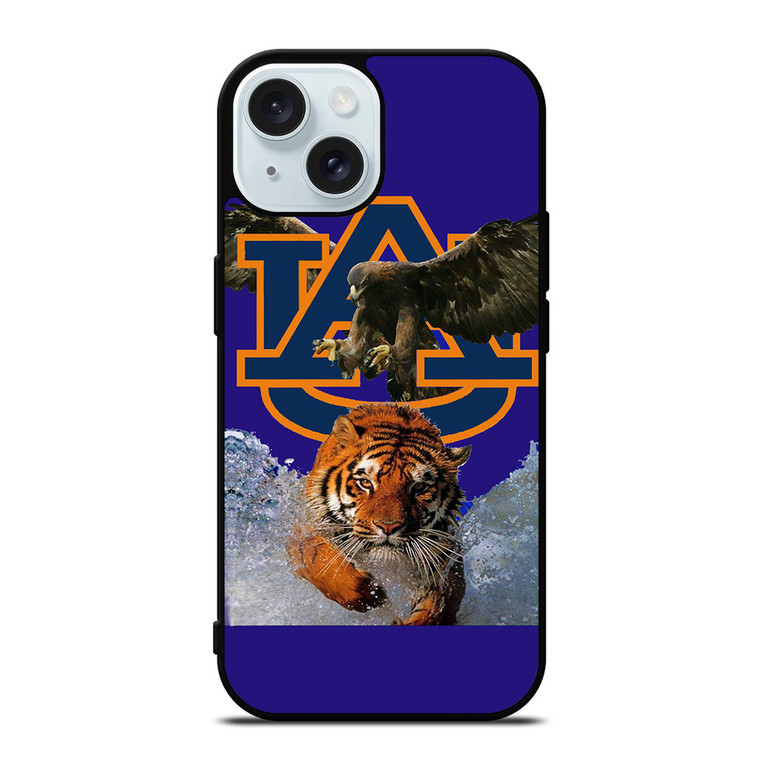 AUBURN TIGERS MASCOT UNIVERSITY FOOTBALL TEAM iPhone 15  Case Cover