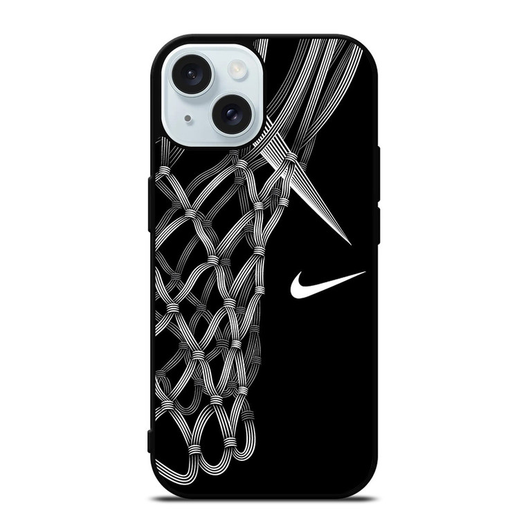 BASKETBALL BASKET NIKE LOGO iPhone 15  Case Cover