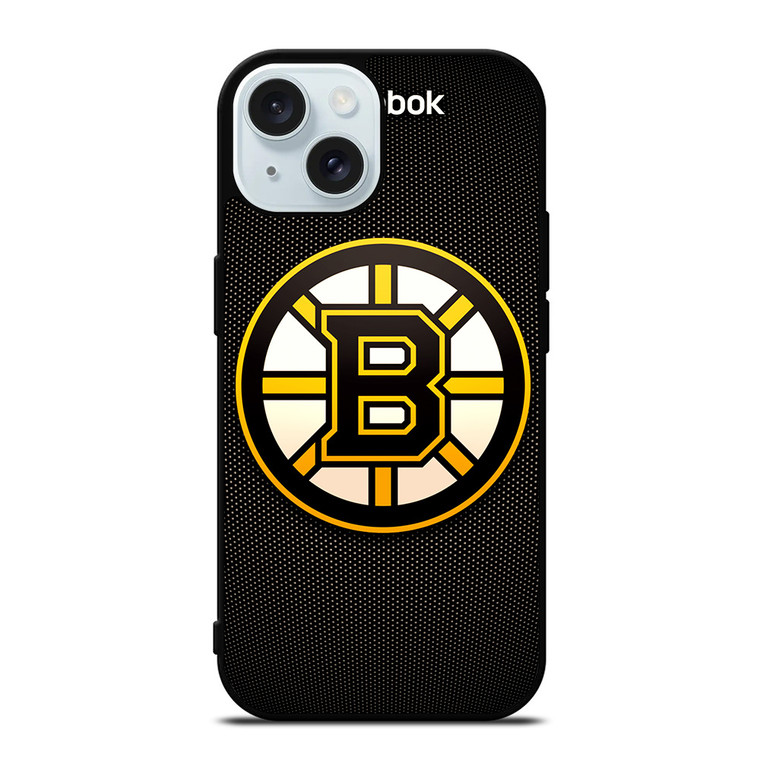 BOSTON BRUINS REEBOK HOCKEY TEAM iPhone 15  Case Cover