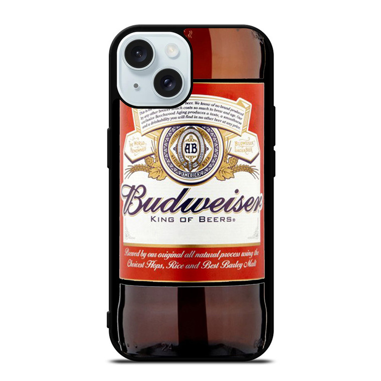 BUDWEISER BOTTLE LOGO iPhone 15  Case Cover
