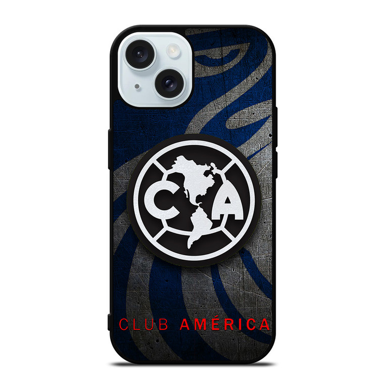 CLUB AMERICA DE FUTBOL LOGO BLUE iPhone 15  Case Cover