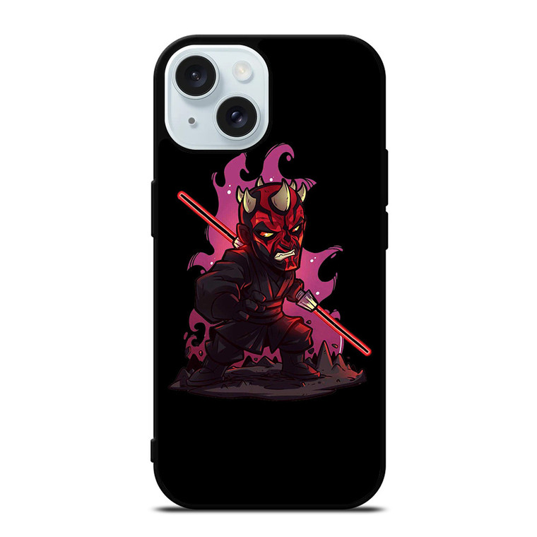 DARTH MAUL STAR WARS KAWAII iPhone 15  Case Cover