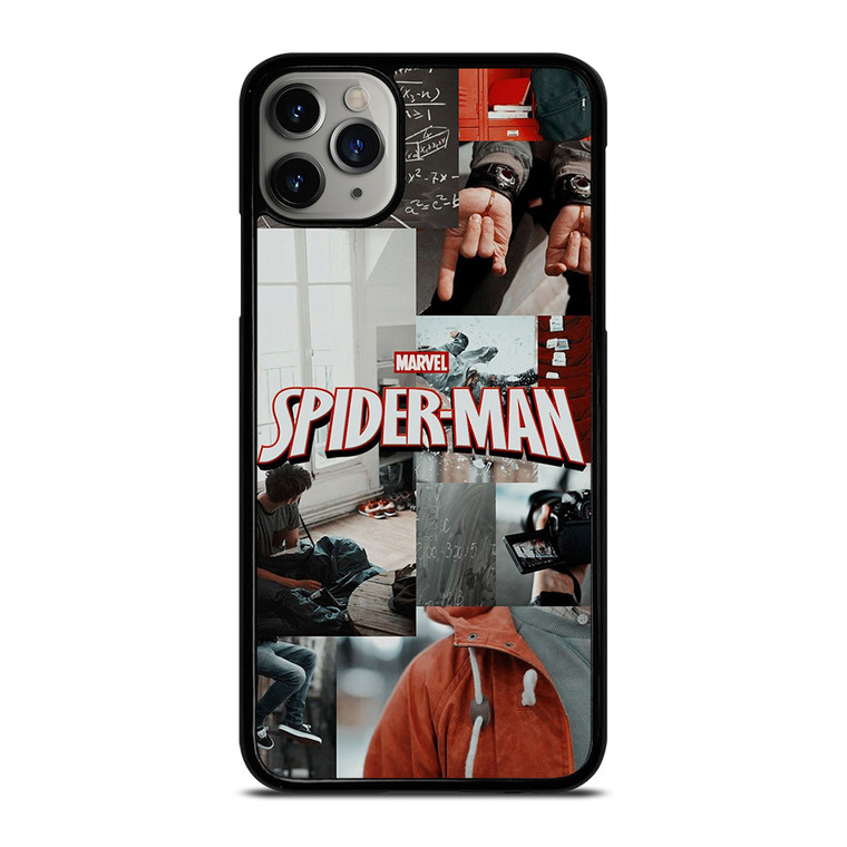 MARVEL SPIDERMAN LOGO COLAGE iPhone 11 Pro Max Case